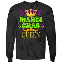 Mardi Gras Queen Tie-Dye Long Sleeve Shirt