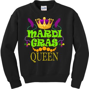 Mardi Gras Queen Kids Sweatshirt