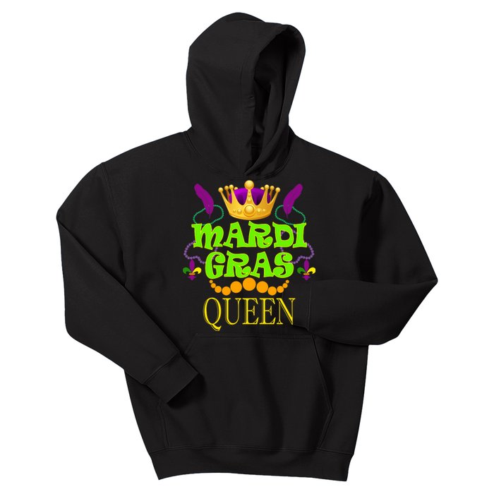 Mardi Gras Queen Kids Hoodie