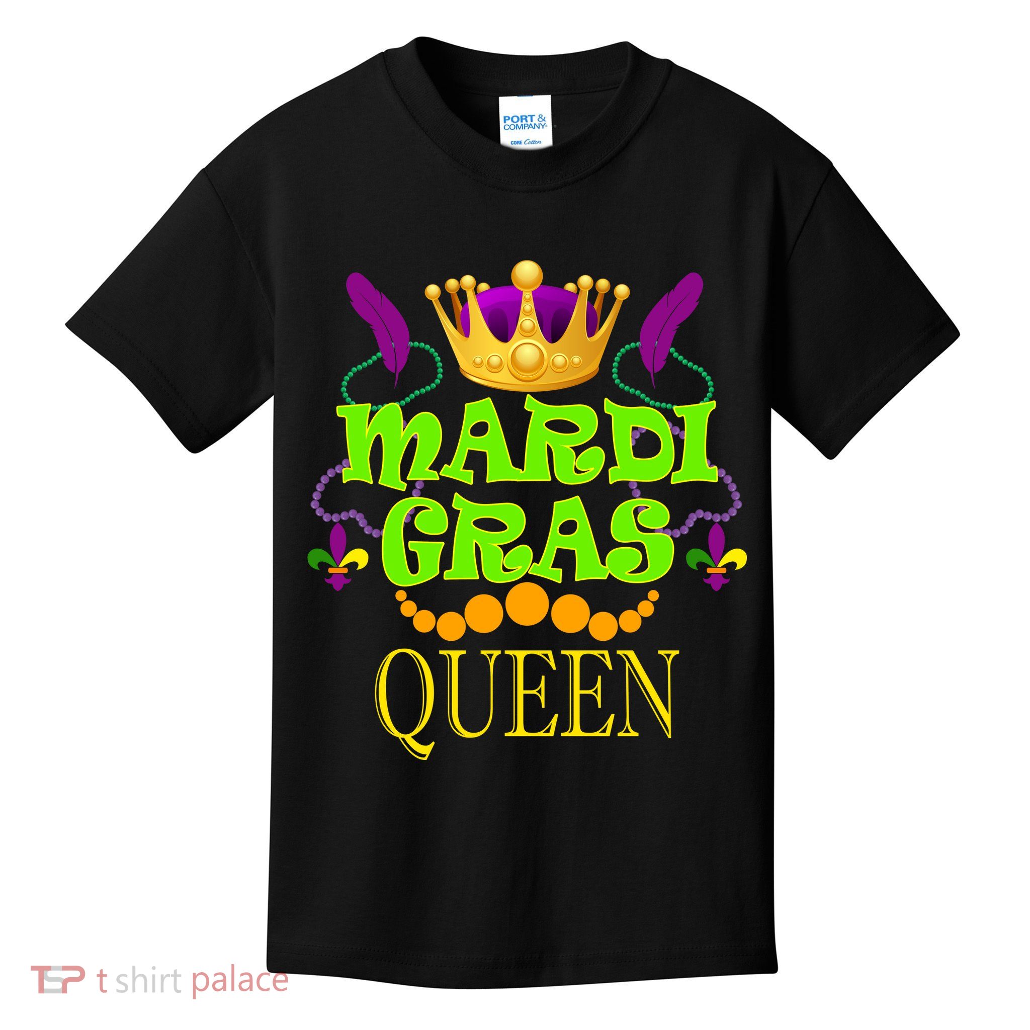 Mardi Gras Queen Kids T-Shirt