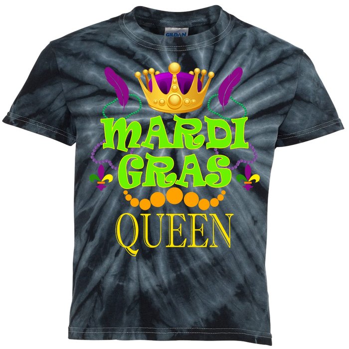 Mardi Gras Queen Kids Tie-Dye T-Shirt