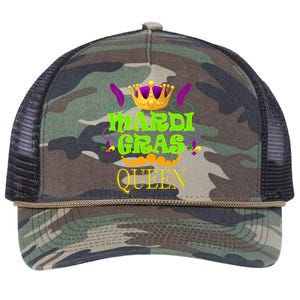 Mardi Gras Queen Retro Rope Trucker Hat Cap