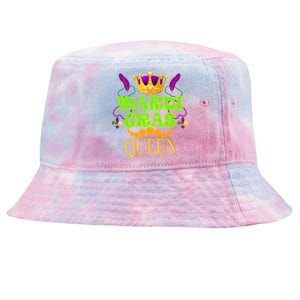 Mardi Gras Queen Tie-Dyed Bucket Hat