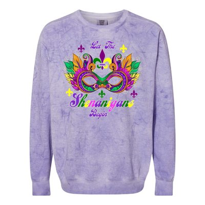 Mardi Gras Shenanigans Colorblast Crewneck Sweatshirt