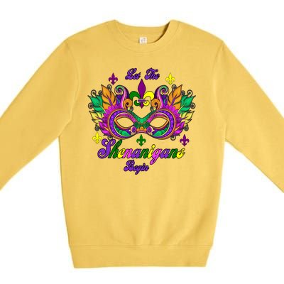 Mardi Gras Shenanigans Premium Crewneck Sweatshirt