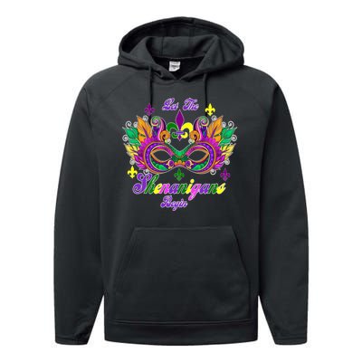 Mardi Gras Shenanigans Performance Fleece Hoodie