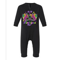 Mardi Gras Shenanigans Infant Fleece One Piece