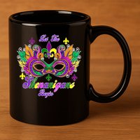 Mardi Gras Shenanigans 11oz C Handle Ceramic Mug