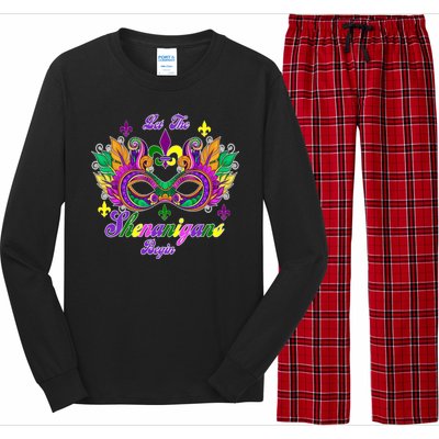 Mardi Gras Shenanigans Long Sleeve Pajama Set