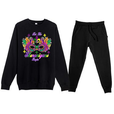 Mardi Gras Shenanigans Premium Crewneck Sweatsuit Set