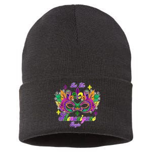 Mardi Gras Shenanigans Sustainable Knit Beanie