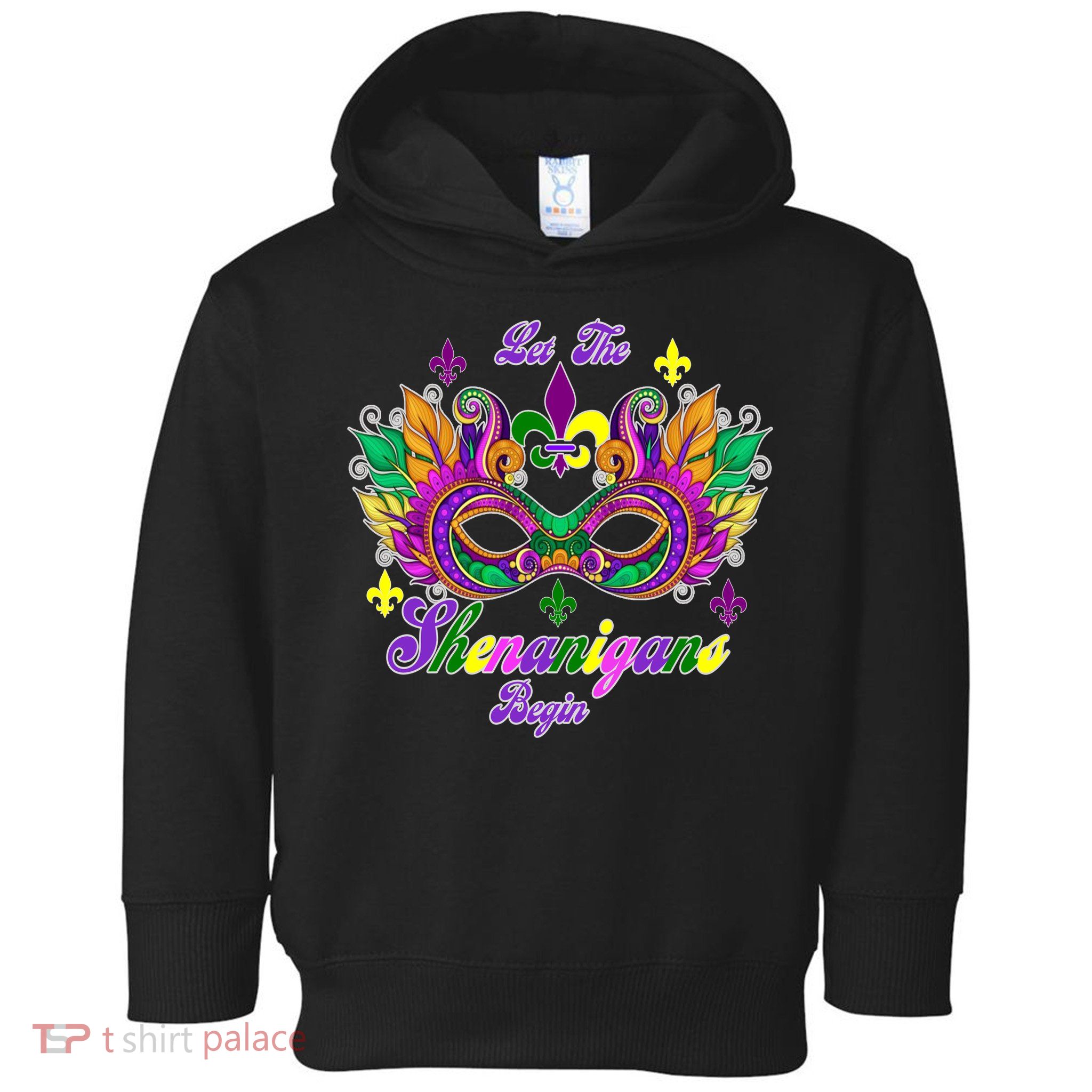 Mardi Gras Shenanigans Toddler Hoodie
