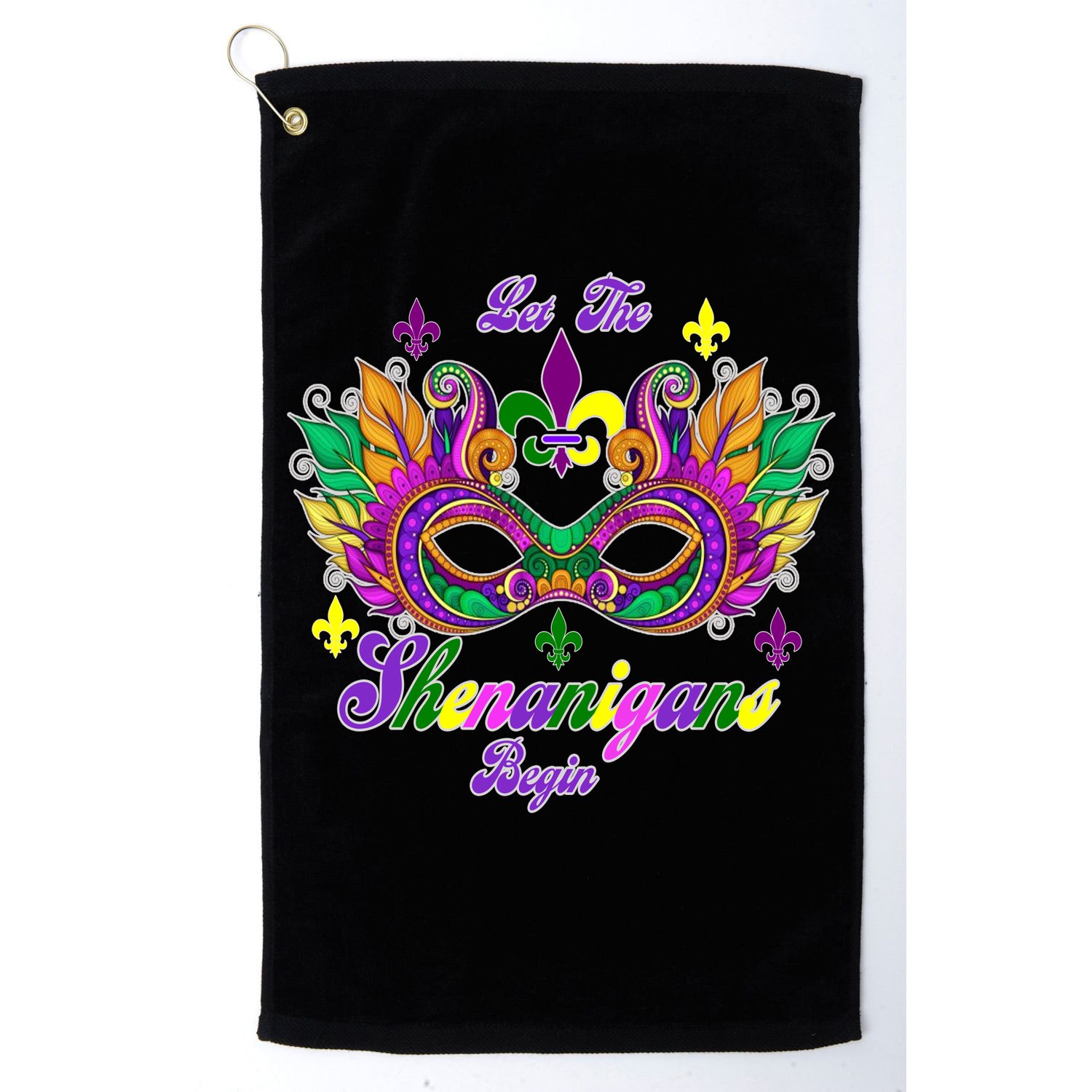 Mardi Gras Shenanigans Golf Towel