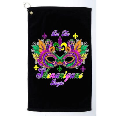 Mardi Gras Shenanigans Platinum Collection Golf Towel