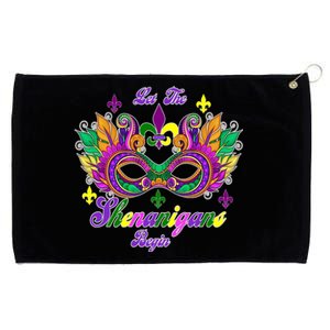 Mardi Gras Shenanigans Grommeted Golf Towel