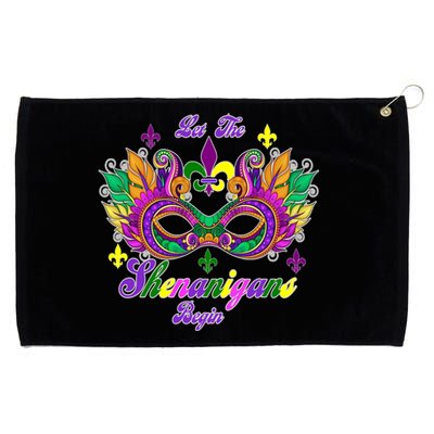 Mardi Gras Shenanigans Grommeted Golf Towel