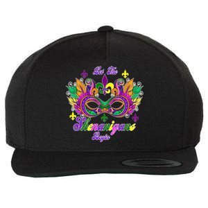 Mardi Gras Shenanigans Wool Snapback Cap