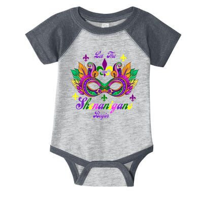 Mardi Gras Shenanigans Infant Baby Jersey Bodysuit