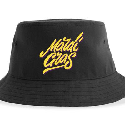 Mardi Gras Simple Style Sustainable Bucket Hat