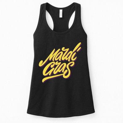 Mardi Gras Simple Style Womens Tank Top