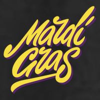 Mardi Gras Simple Style Golf Towel