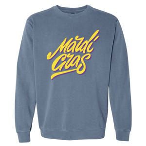 Mardi Gras Simple Style Garment-Dyed Sweatshirt