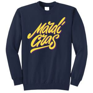 Mardi Gras Simple Style Tall Sweatshirt