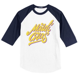 Mardi Gras Simple Style Baseball Sleeve Shirt