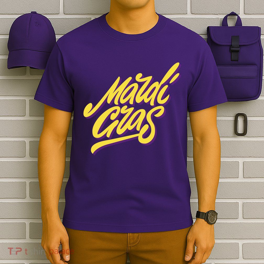 Mardi Gras Simple Style T-Shirt