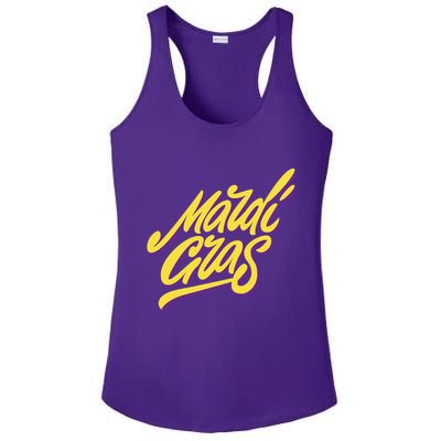 Mardi Gras Simple Style Ladies PosiCharge Competitor Racerback Tank