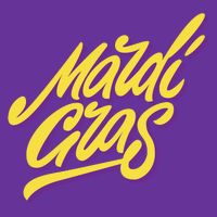 Mardi Gras Simple Style Magnet