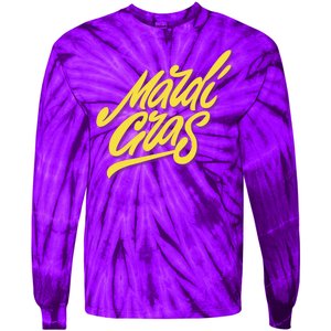 Mardi Gras Simple Style Tie-Dye Long Sleeve Shirt