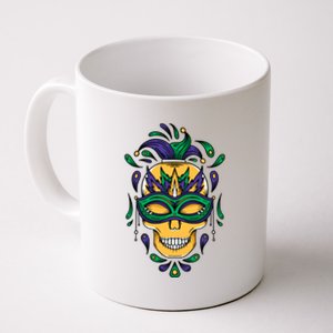 Mardi Gras Skull Mask  Coffee Mug