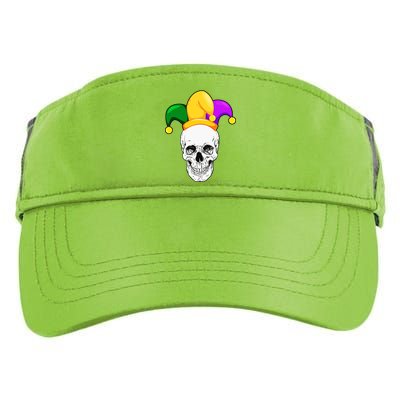 Mardi Gras Skull Parade Jester Adult Drive Performance Visor