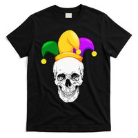 Mardi Gras Skull Parade Jester T-Shirt