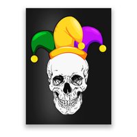 Mardi Gras Skull Parade Jester Poster