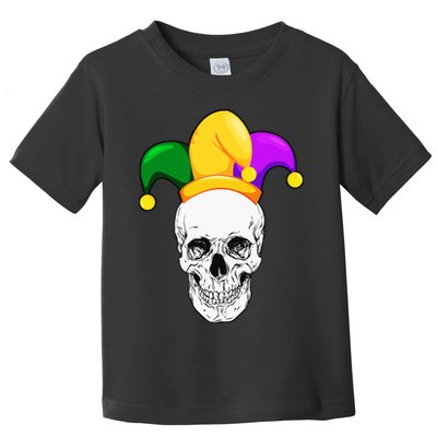 Mardi Gras Skull Parade Jester Toddler T-Shirt