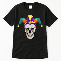 Mardi Gras Skull Party Hard Tall T-Shirt