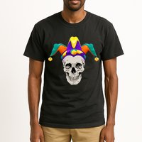 Mardi Gras Skull Party Hard Tall T-Shirt