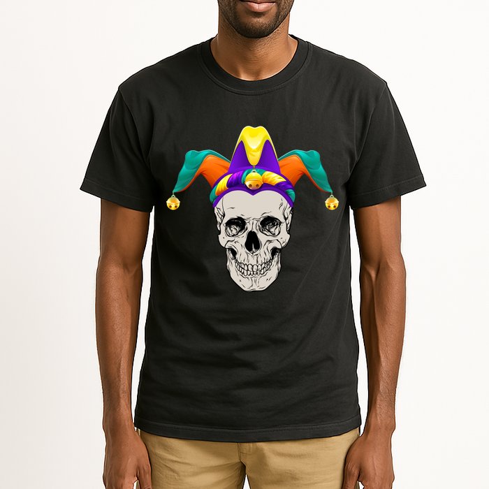 Mardi Gras Skull Party Hard Tall T-Shirt
