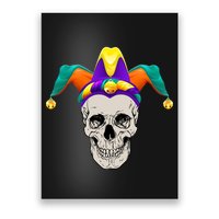 Mardi Gras Skull Party Hard Poster