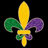 Mardi Gras Sparkle Fleur De Lis Premium T-Shirt