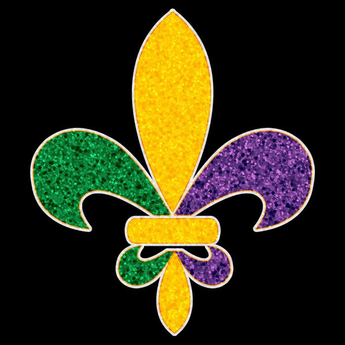 Mardi Gras Sparkle Fleur De Lis Premium T-Shirt