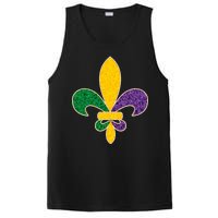 Mardi Gras Sparkle Fleur De Lis PosiCharge Competitor Tank