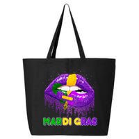 Mardi Gras Sparkle Lips 25L Jumbo Tote