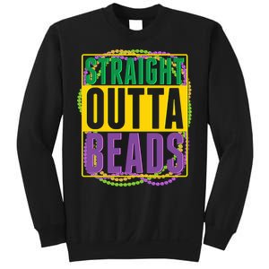 Mardi Gras Straight Outta Beads  Sweatshirt