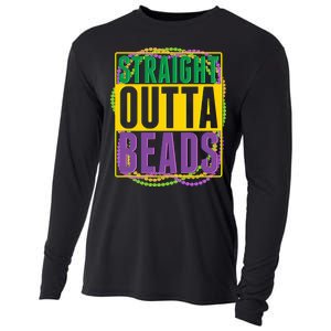 Mardi Gras Straight Outta Beads  Cooling Performance Long Sleeve Crew