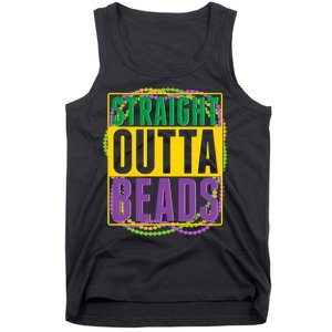 Mardi Gras Straight Outta Beads  Tank Top