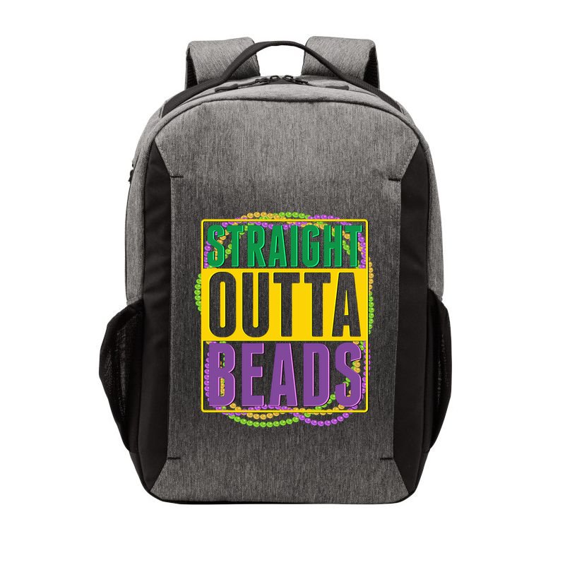 Mardi Gras Straight Outta Beads  Vector Backpack