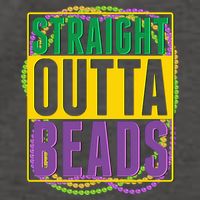 Mardi Gras Straight Outta Beads  Vector Backpack